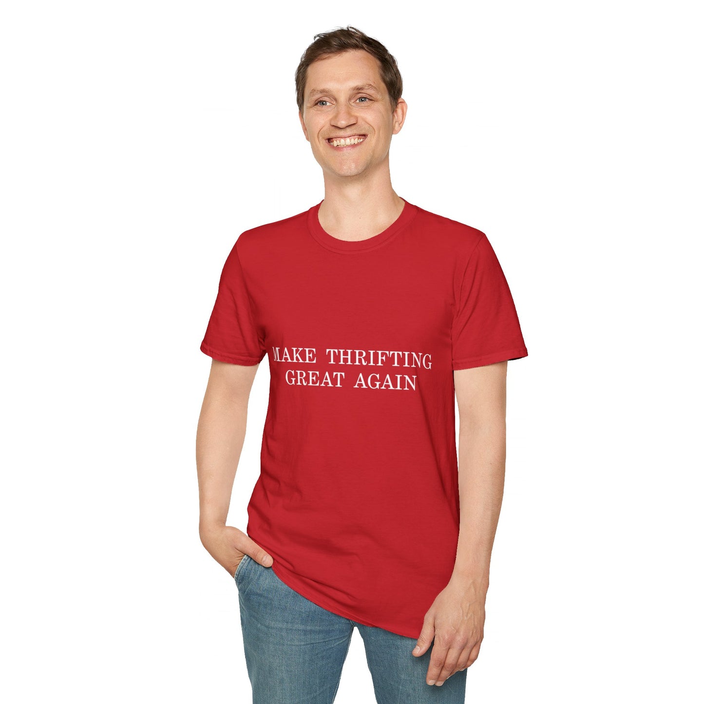 Make Thrifting Great Again Unisex Jersey Short Sleeve T-Shirt