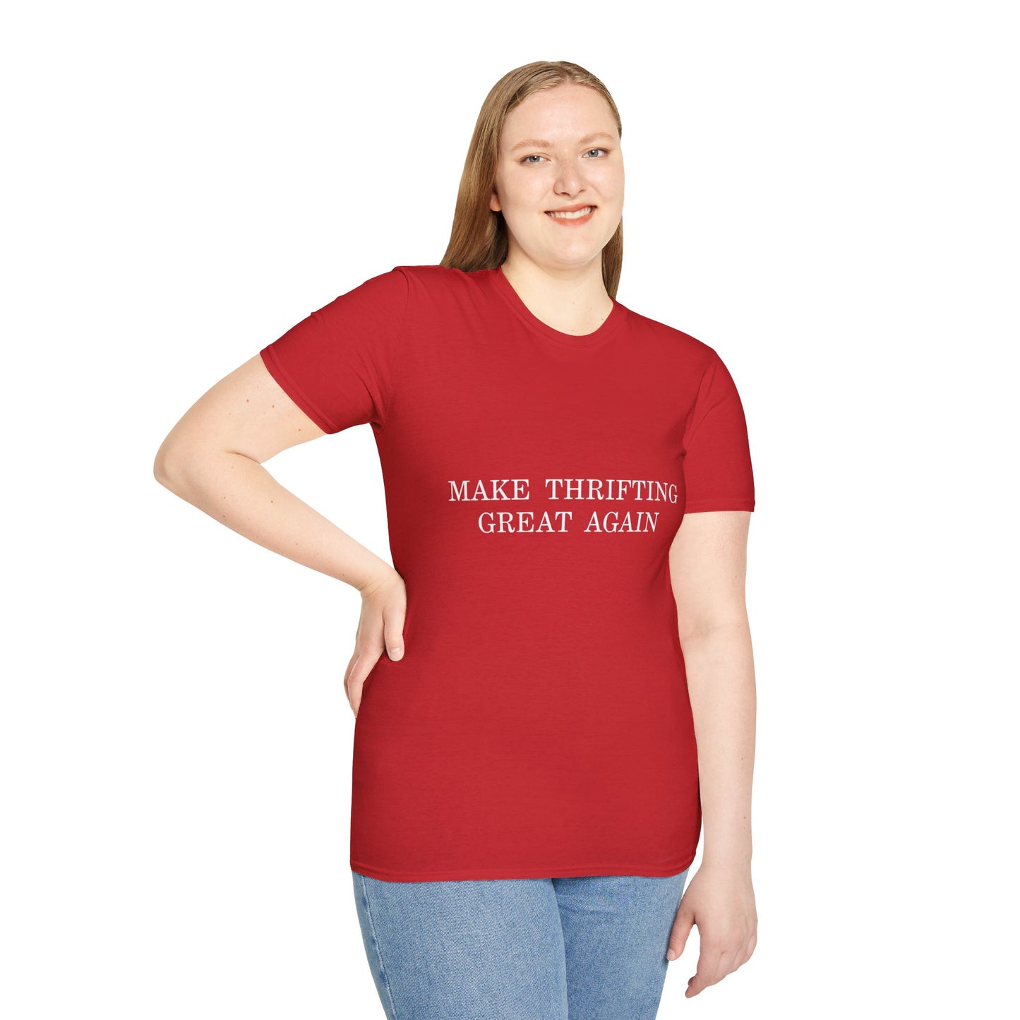 Make Thrifting Great Again Unisex Jersey Short Sleeve T-Shirt