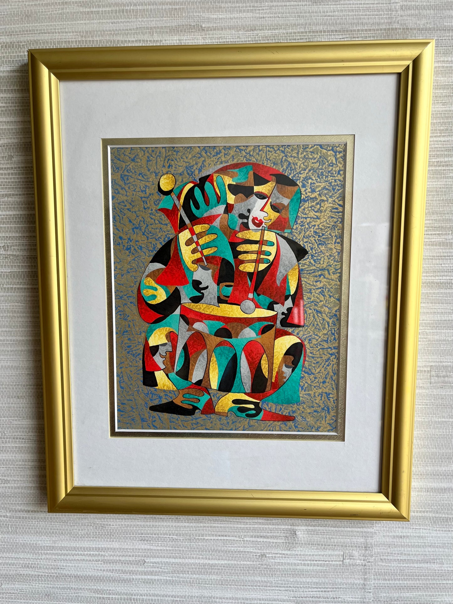 Vintage Signed Numbered Serigraph Framed Wall Art Print By Anatole Krasnyansky "Truth"