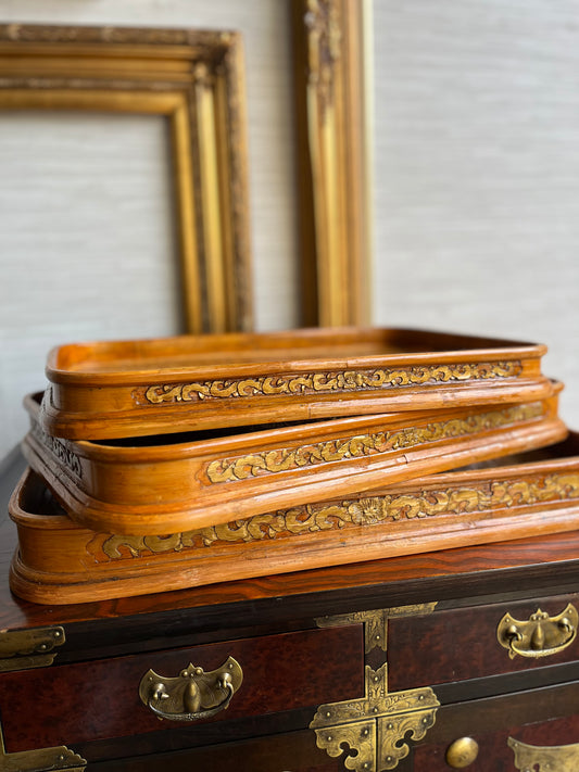 1960s Woven Nesting Trays