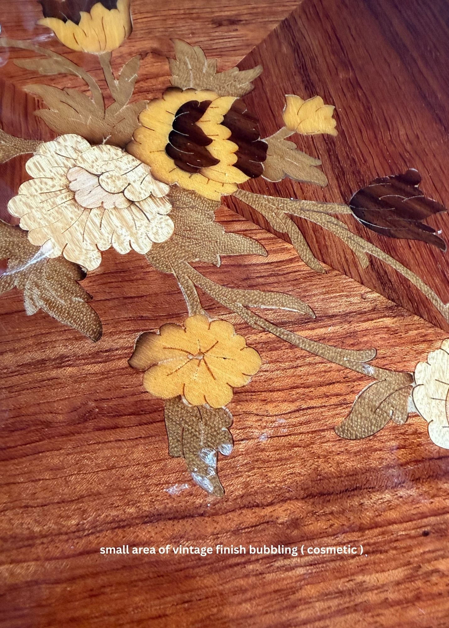 Vintage Italian Marquetry Bar Cart with Brass Gallery & Wheels | Vintage Folding Drop Leaf Wood Serving Trolley with Bottle Holders