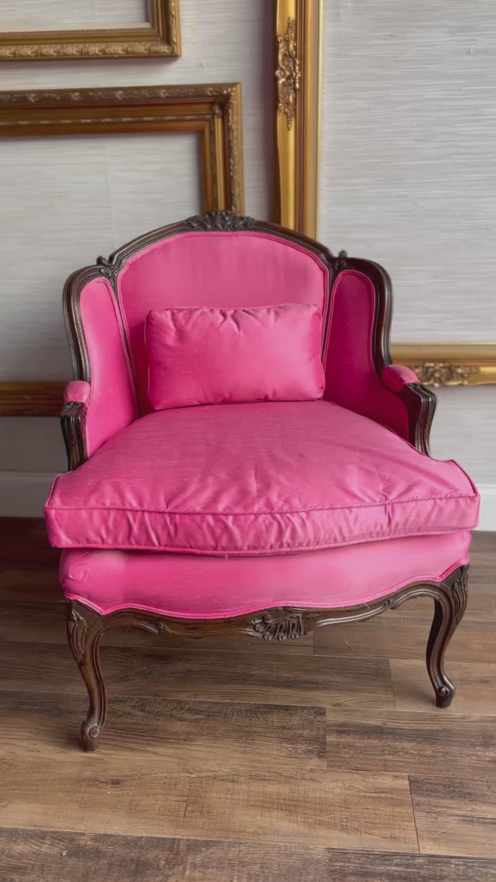 Fauteuil bergère rose - Homemade For Love