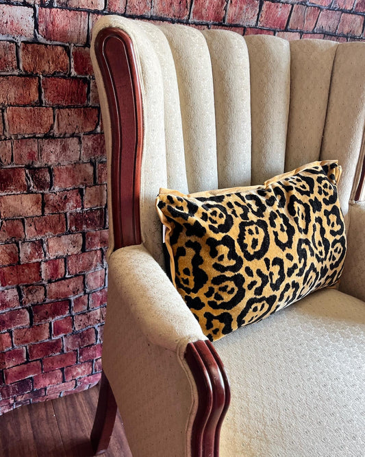 Leopard Kidney Pillow Insert 12 x 20